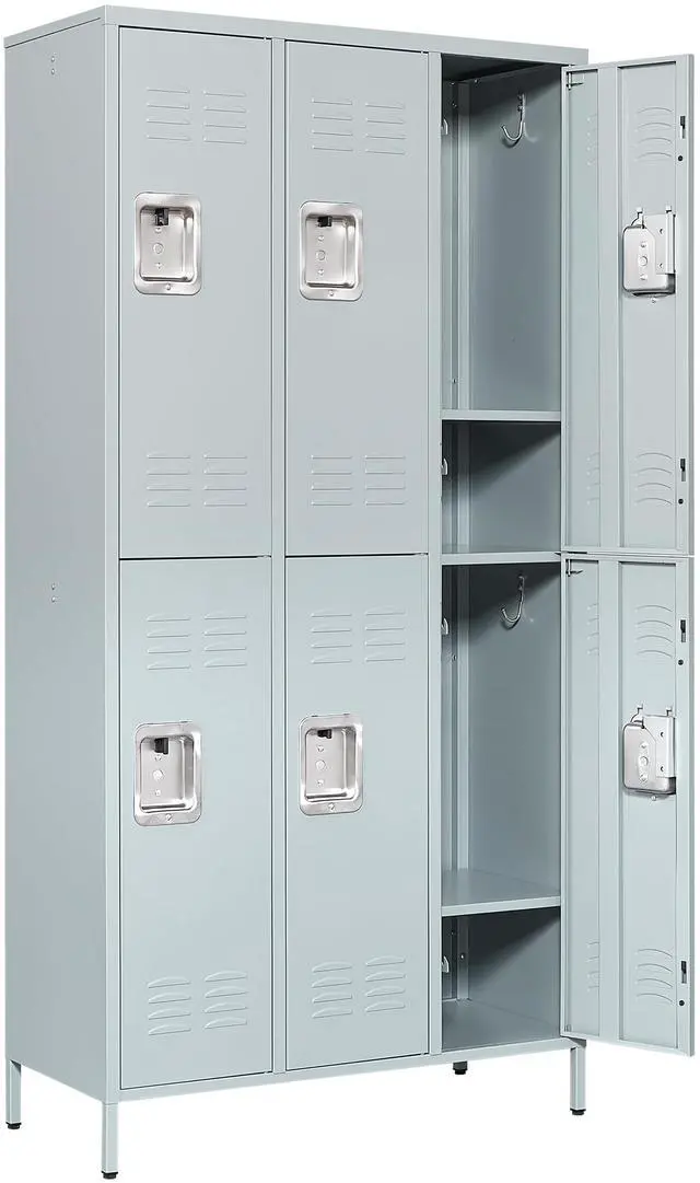 Main image of Metal Lockers for Employees Steel Locker Large School Locker Metal Wall Locker Office Employee Lock Box Steel Storage Cabinet Storage Locker Cabinet for Home Gym Office School Garage