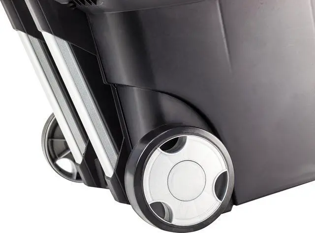 Alt view image 7 of 7 - Portable File Box on Wheels, 15 x 16 x 14.25 Inches, Black (61507U01C)