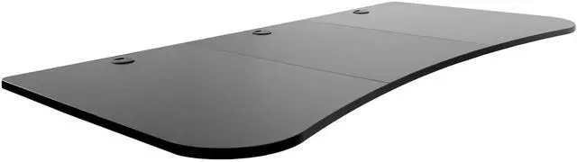 Main image of Black 63 x 32 inch Table Top, DESK-TOP1B | 3 Section Desktop, For Height Adjustable Sit Stand Desk Frame, Home Office, Universal