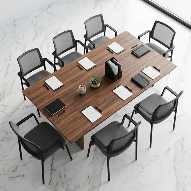 Alt view image 2 of 7 - 2-Pack Armless Guest Chairs, Ergonomic Mesh Back & Padded Fabric Seat, Stackable Non-Wheeled Design for Office Waiting Rooms, Lobbies, Conferences & Home Desks, Grey