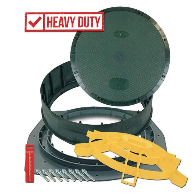 Alt view image 4 of 4 - Heavy Duty 24" Septic Tank Riser Kit (8" Tall)