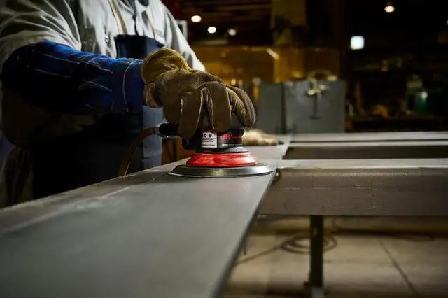 Alt view image 6 of 6 - 4152-HL Composite 6-Inch Orbital Palm Pneumatic Sander with Hook and Loop Pad