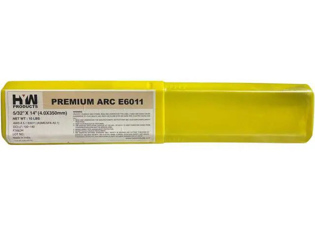 Alt view image 4 of 5 - E6011 Stick Electrodes Welding Rods 3/32" 1/8" 5/32" 10 lb x 6-pk (5/32" - 60LB)