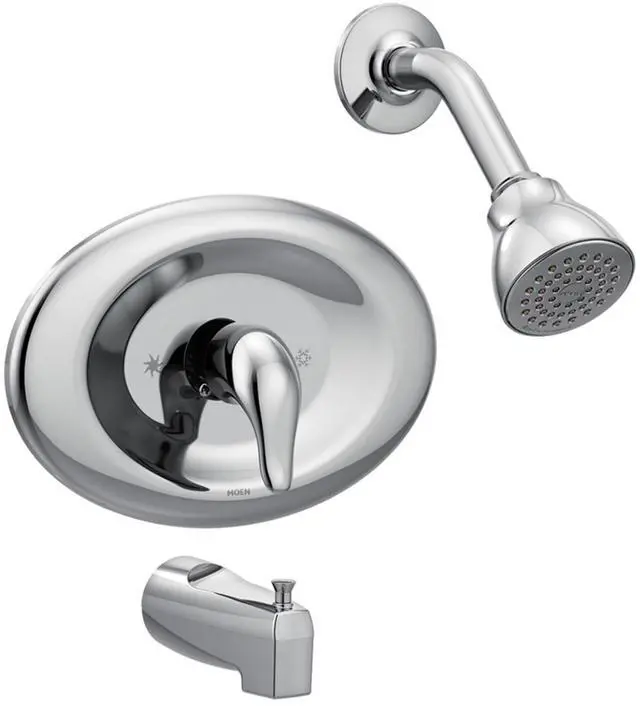 Main image of Chateau Chrome Single Handle Posi-Temp Eco-Performance Shower Faucet Set, Valve Included, L2369EP