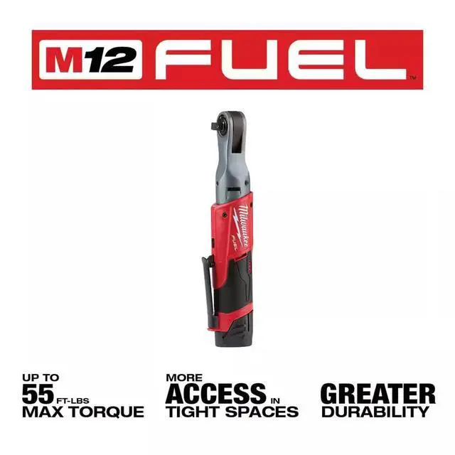 Alt view image 4 of 6 - M12 FUEL 3/8" RATCHET 2BAT