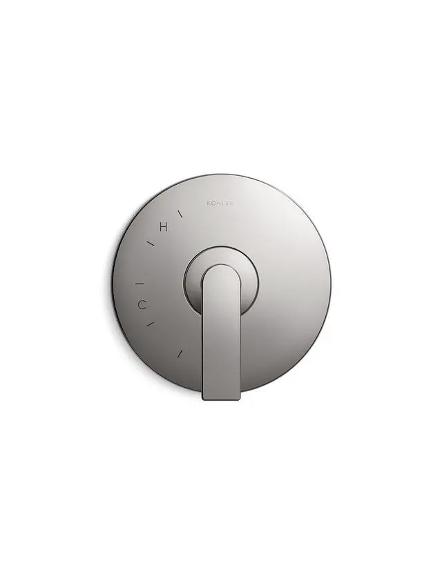 Alt view image 2 of 3 - K-TS73115-4-CP Composed Valve Trim with Lever Handle For Rite-Temp Pressure-Balancing Valve, Not Included, Polished Chrome