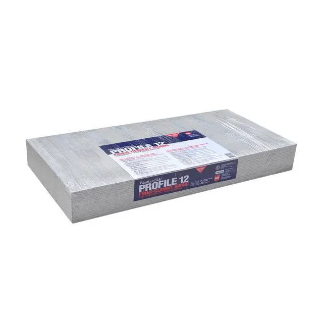 Alt view image 6 of 6 - WeatherSide Profile 12 Fiber-Cement Siding Shingles (12x24) 18 Bundle with Vertical Striated Surface| Fire Resistant & Safe with No Asbestos|Durable & Easy to Install with Pre-Primed Surface
