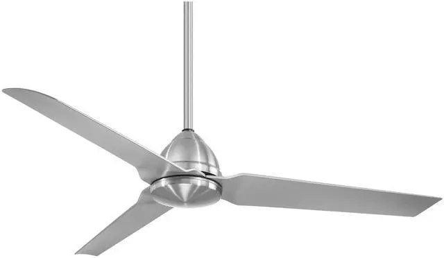Main image of F753-BNW, Java Brushed Nickel Wet 54" Outdoor Ceiling Fan with Remote Control