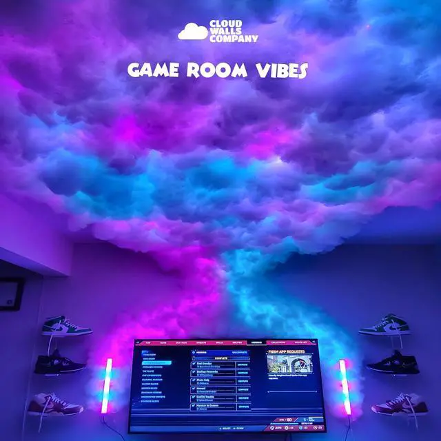 Alt view image 5 of 6 - Cloud Light Ceiling Panels & LED Lights Peel-and-Stick, 32.8 ft LED Strips, Alexa-Enabled, Aesthetic Room Decor for Bedrooms, Dorms, Gaming Rooms, Home Theater, Content Creators, AirBNB Décor