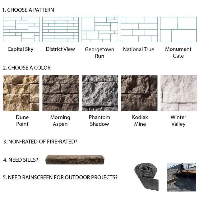 Alt view image 4 of 6 - Evolve Stone Capital Sky MA Non-Rated Flat Stone Veneer (14.25 sq. ft.)