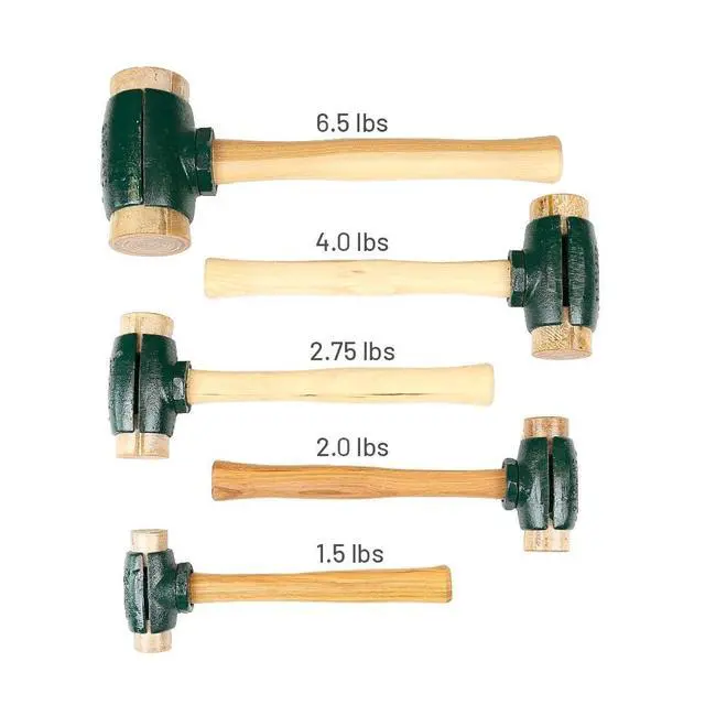 Alt view image 2 of 2 - Garland Split Head Rawhide Hammer