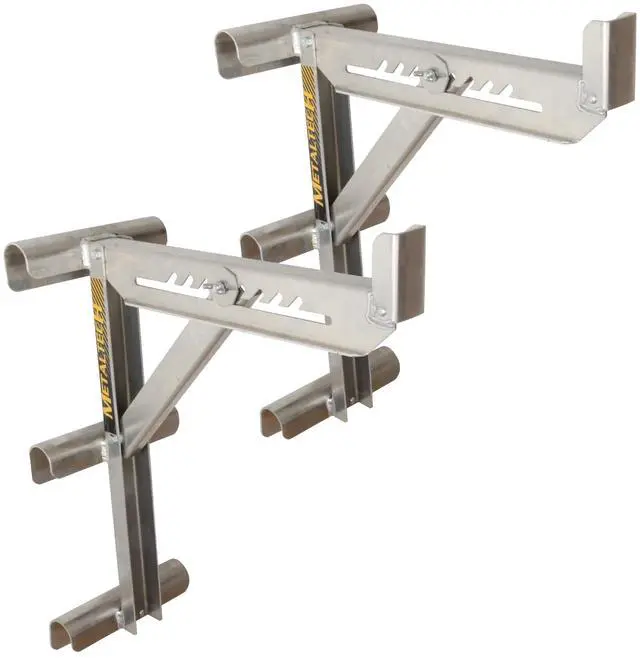 Main image of Jobsite Series 3-Rung Ladder Jack 2-Pack E-LJ30P, Aluminum Jack for Scaffolding Extensions and Work Platforms, Scaffold, Masonry, Painting, and Roofing Tool for Job Site and Home Improvement
