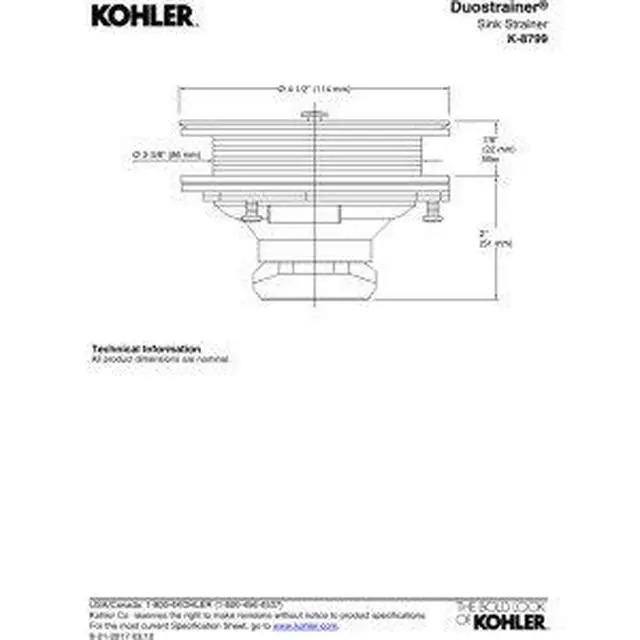 Alt view image 2 of 3 - Duostrainer L/Tailpiece
