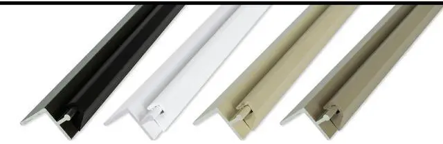 Main image of No-Spline Screened in Porch Kit - 96-in, 5 PK (White) - Aluminum Base & Vinyl Caps - Porch Screening System for Mesh Screen Patio Enclosure Panels