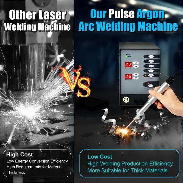 Alt view image 4 of 6 - Jewelry Automatic Spot Welding Machine, 110V 60HZ Pulse Argon Arc Jewelry Spot Welder for Repair Gold and Hardware Workpiece Welding, DIY Jewelry Repair Tool