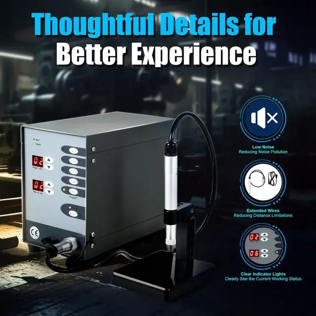 Alt view image 6 of 6 - Jewelry Automatic Spot Welding Machine, 110V 60HZ Pulse Argon Arc Jewelry Spot Welder for Repair Gold and Hardware Workpiece Welding, DIY Jewelry Repair Tool