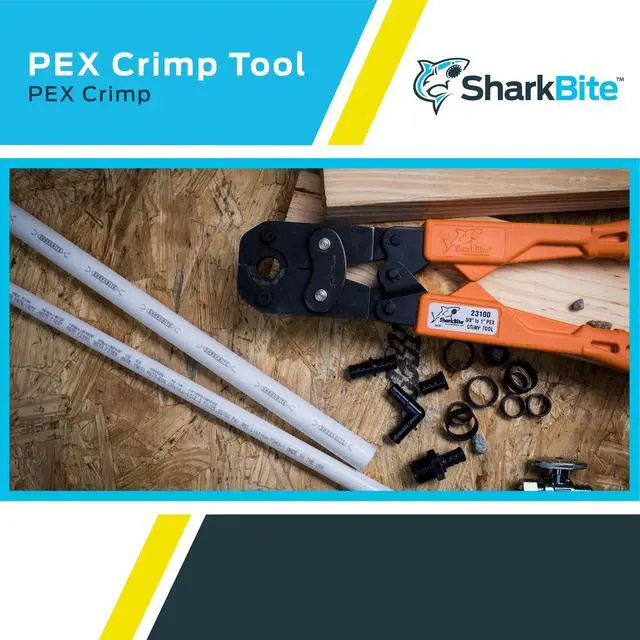 Alt view image 5 of 5 - 3/8 Inch PEX Crimp Tool Multi-Head Kit, Orange Handles, Plumbing Fittings, 23100