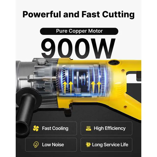 Alt view image 3 of 6 - Electric Hydraulic Rebar Cutter 900W RC-16 110V - Portable, Cuts #5 4-16mm Rebar in 3 Seconds, with Stainless Steel Carry Case