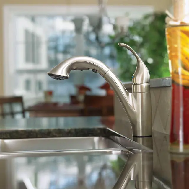 Alt view image 2 of 6 - 7545C Camerist One-Handle Pullout Kitchen Faucet Featuring Power Clean and Reflex, Chrome