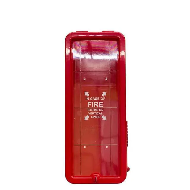 Alt view image 3 of 3 - 5# Fire Extinguisher Red Cabinets Box Indoor/Outdoor Lot of 6