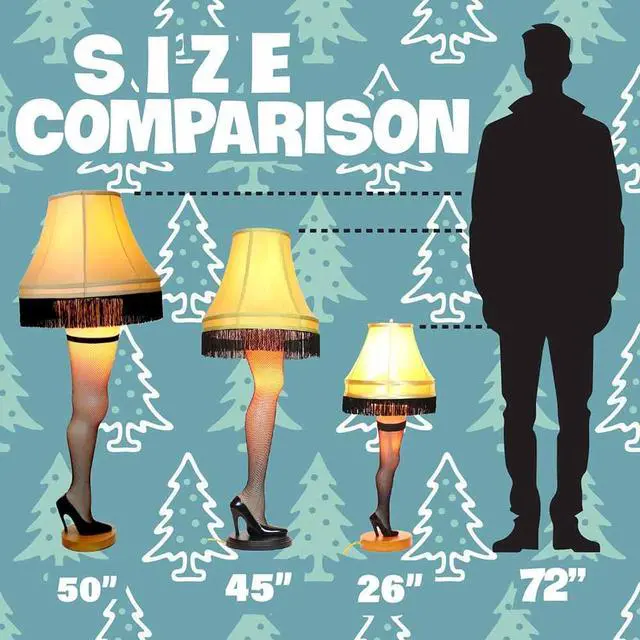 Alt view image 3 of 3 - 50" Deluxe Christmas Leg Lamp