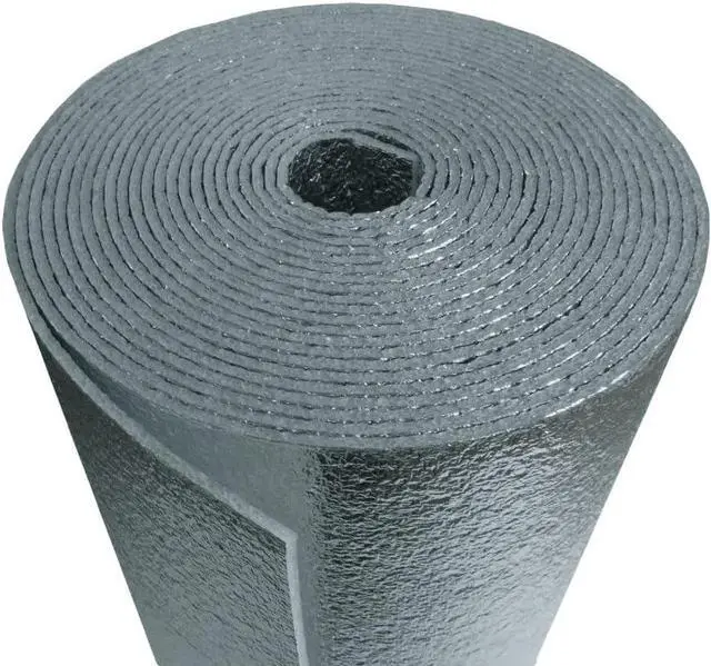 Main image of US Energy Products R-8 HVAC Duct Wrap Insulation Reflective Double Sided Foam Core (Class 1-A ASTM FIRE Rated) (AD5 1/4INCH Thick) (4ft x 100ft)