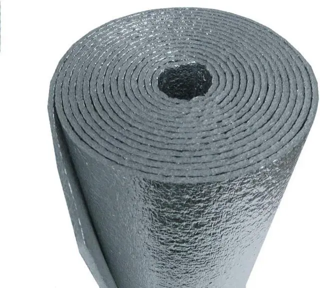 Alt view image 2 of 2 - US Energy Products R-8 HVAC Duct Wrap Insulation Reflective Double Sided Foam Core (Class 1-A ASTM FIRE Rated) (AD5 1/4INCH Thick) (4ft x 100ft)