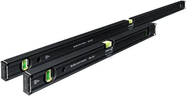 Main image of 29300 2-Piece Dark Shadow Type 80AS-2 24 in. / 48 in. Level Set