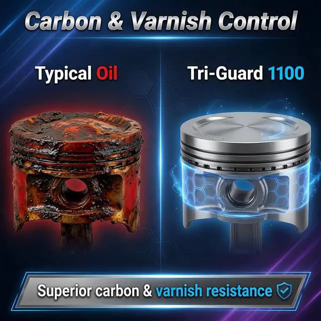 Alt view image 5 of 6 - 8,000-Hour Full Synthetic Non Detergent Air Compressor Oil - TRI-Guard 1100, ISO 100, SAE 30 Piston Compressors- 4-1 Gallon Jugs (4 Gallon Case)