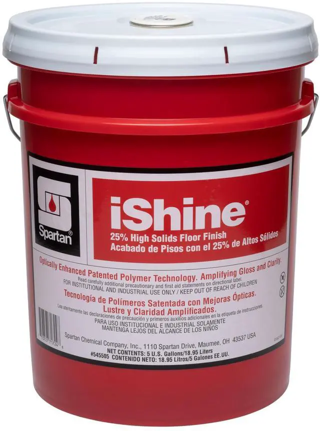 Main image of iShine 25% High Solids Floor Finish 5 Gallon Pail (No Added PFAS)