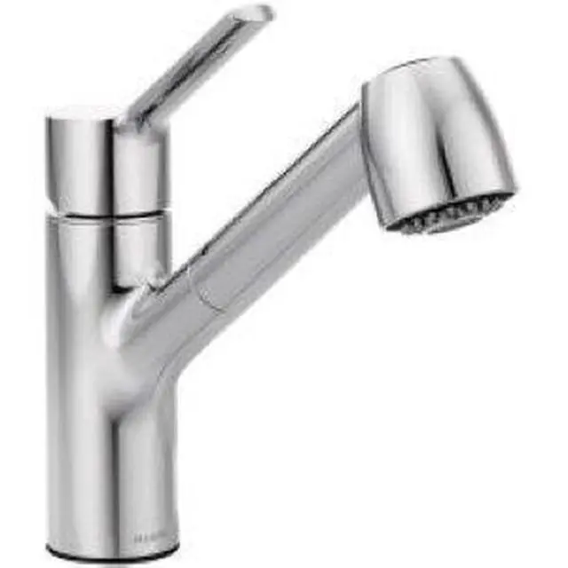 Alt view image 4 of 6 - Chrome Method One-Handle Pullout Modern Kitchen Faucet with Power Clean, 7585C