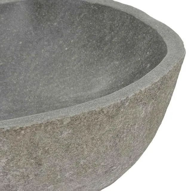Alt view image 6 of 6 - Wash Basin, Bathroom Sink Bath Wash Bowl, Vanity Sink Bathroom Basin Small Bathroom Sink, Countertop Wash Basin Wash Sink, River Stone Oval