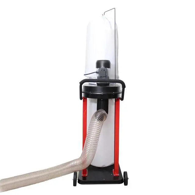 Alt view image 6 of 6 - 1.2 HP Auto Start 750CFM Dust Collector with 3 Dust Collection Bag,13 Gallon and 5 PCS Reducer for Woodworking