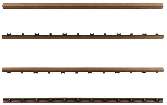 Alt view image 6 of 6 - UltraShield Naturale 1 ft. x 3 ft. Quick Deck Outdoor Composite Deck Tile in Peruvian Teak (15 sq. ft. Per Box)