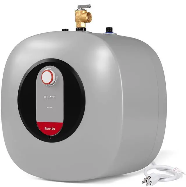 Main image of Electric Tank Water Heater, 8.0 Gallon Point of Use Instant Hot Water Heater 120V 1440W, Wall or Floor Mounted, Easy to Install