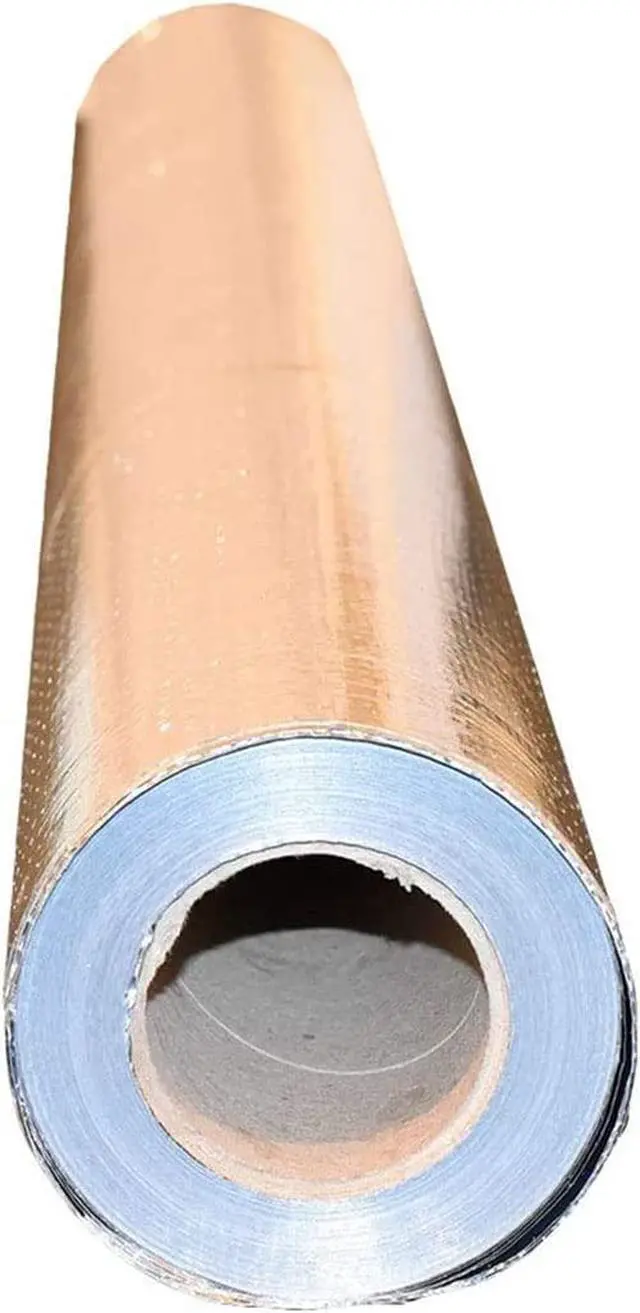 Alt view image 4 of 6 - US Energy Products Radiant Barrier Reflective Foil Insulation Commercial Grade, No Tear, Double Sided, Perforated Aluminum (Attic Insulation, Windows, Garages, Greenhouses) (4ft x 500ft)