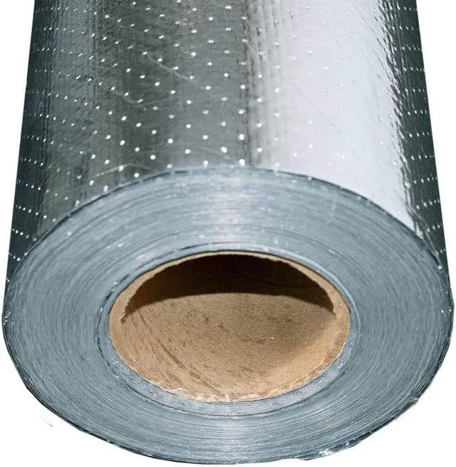 Alt view image 6 of 6 - US Energy Products Radiant Barrier Reflective Foil Insulation Commercial Grade, No Tear, Double Sided, Perforated Aluminum (Attic Insulation, Windows, Garages, Greenhouses) (4ft x 500ft)