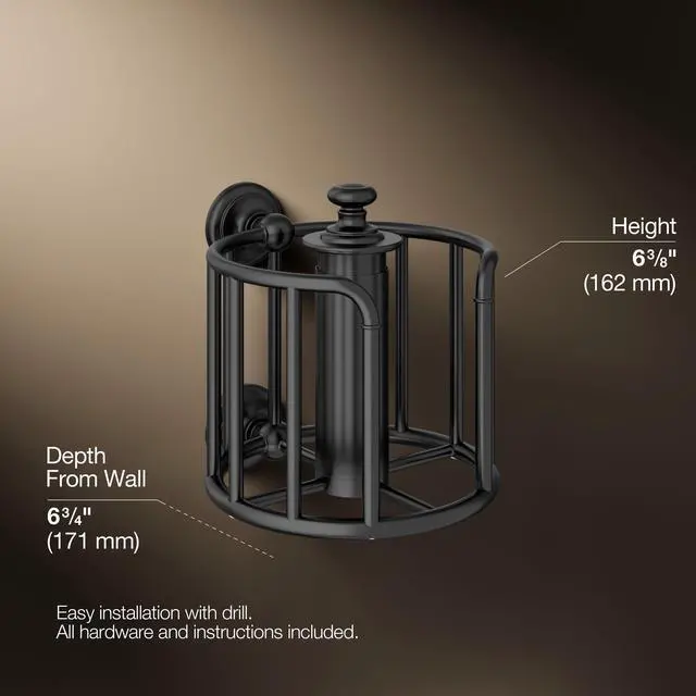 Alt view image 4 of 6 - 72576-BL K-72576-BL Artifacts Tissue Carriage, Matte Black