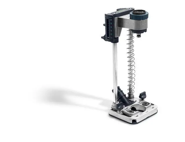 Alt view image 2 of 6 - 577971 MB 40 Mobile Drilling Set Precision Drill Guide for 90° Holes, Adjustable Depth Control, Edge Drilling, Dust Extraction Port, Guide Rail Adapter, & Systainer³ Storage