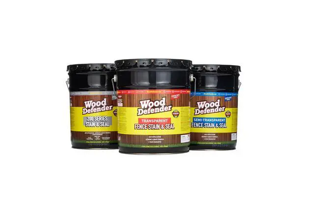 Alt view image 6 of 6 - Transparent Fence Wood Stain and Seal in One, Oil-Based Penetrating Sealer, Professional-Grade, Long-Lasting, Weather-Resistant Protector, Oxford Brown, 5-Gallon