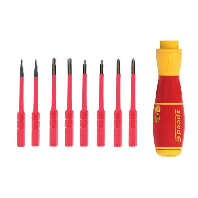 Alt view image 3 of 6 - 32490 13 Piece SpeedEII Electric Screwdriver SlimLine Blade Set