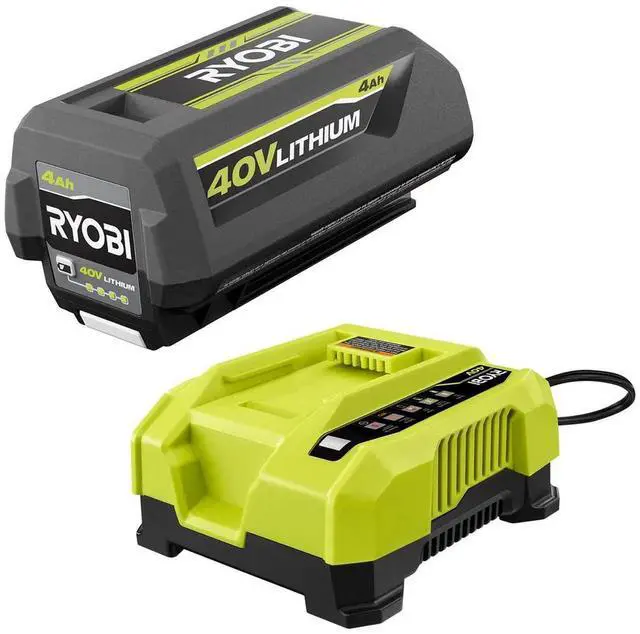 Main image of 40 Volt Lithium-Ion 4.0 Ah Battery and Rapid Charger