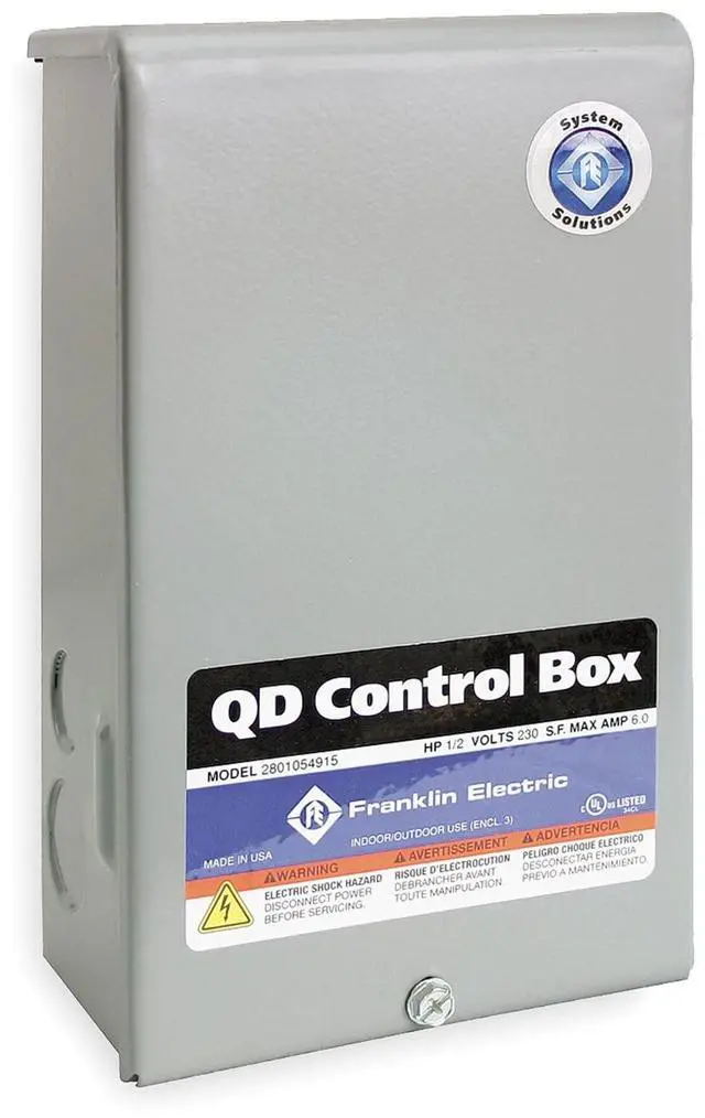 Main image of Control Box, 3/4HP, 230V, 1Phase