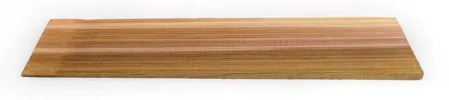 Alt view image 4 of 6 - 18 Inch Rebutted and Rejointed (R&R) Natural Groove Cedar Sidewall Shingles 1/2 Square Carton