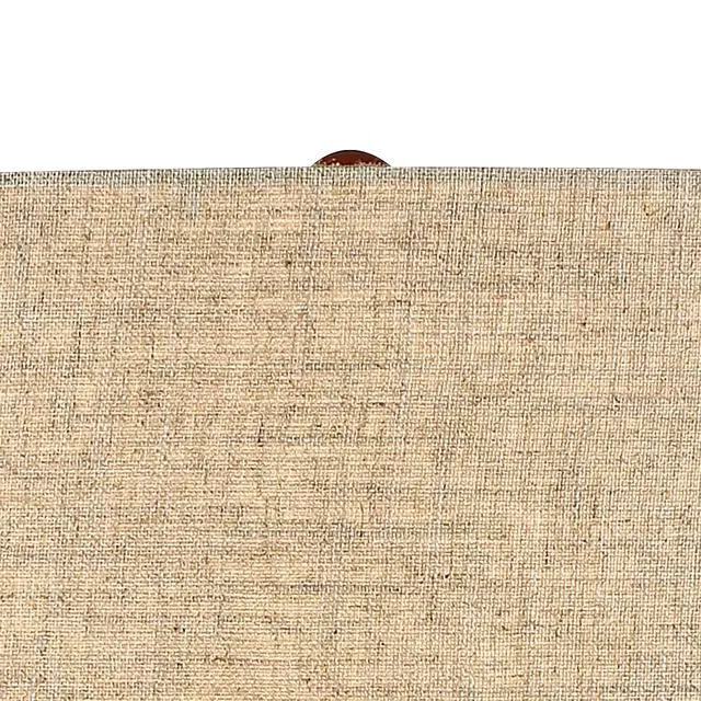 Alt view image 3 of 6 - Rocco Mid Century Modern Table Lamp 30" Tall White Wave Geometric Ceramic Oak Wooden Neck Tan Fabric Drum Shade for Cottage Core Living Room Bedroom House Bedside Nightstand Home Office