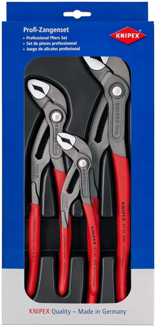 Main image of 00 20 09 V02 "Cobra" Pliers Set (3 Piece)