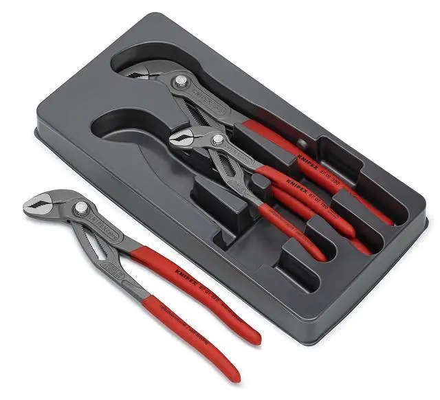 Alt view image 2 of 2 - 00 20 09 V02 "Cobra" Pliers Set (3 Piece)