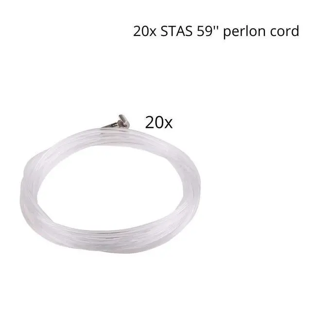 Alt view image 3 of 6 - STAS Perlon Cord with Cobra - 20x 59 cord - Picture Hanging System - Photo Rail System - Hanging Cord - For Multiple STAS Rails