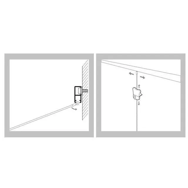 Alt view image 4 of 6 - STAS Perlon Cord with Cobra - 20x 59 cord - Picture Hanging System - Photo Rail System - Hanging Cord - For Multiple STAS Rails