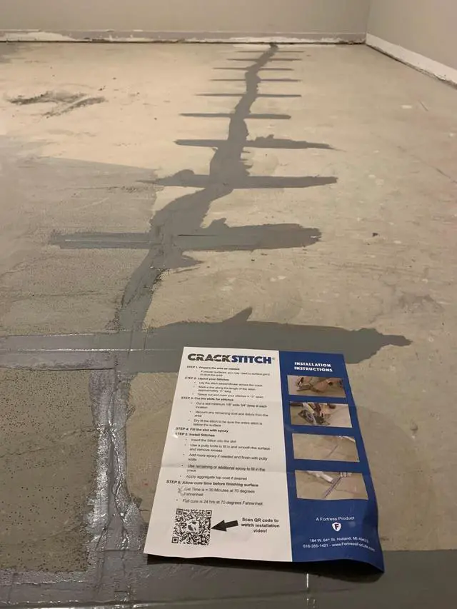 Alt view image 4 of 6 - CrackStitch 15pk Concrete Crack Repair Kit|DIY Foundation Crack Repair|Basements, Garages, Pools, Floors, Wall & Block|Carbon Fiber/Kevlar Concrete Reinforcement